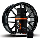 GLOSS BLACK ALLOY WHEEL TOUCH UP KIT REPAIR KIT PAINT WITH BRUSH CURBING SCRATCH