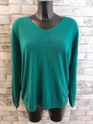 LADIES M&S green jumper size 20 - CG S46